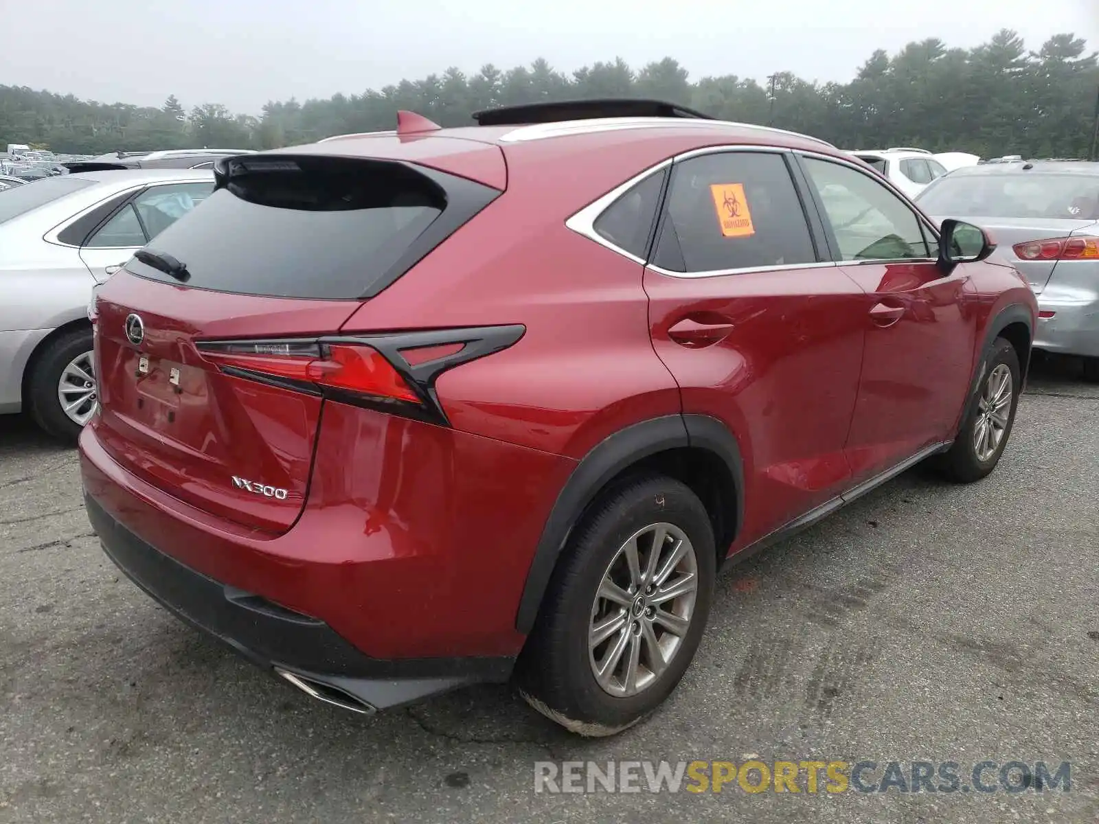 4 Photograph of a damaged car JTJDARDZ8L5009321 LEXUS NX 2020