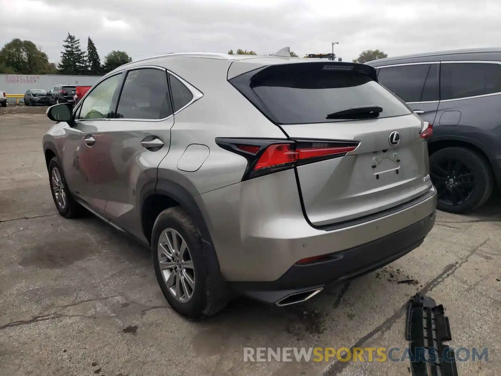 3 Фотография поврежденного автомобиля JTJDARDZ9L2234137 LEXUS NX 2020