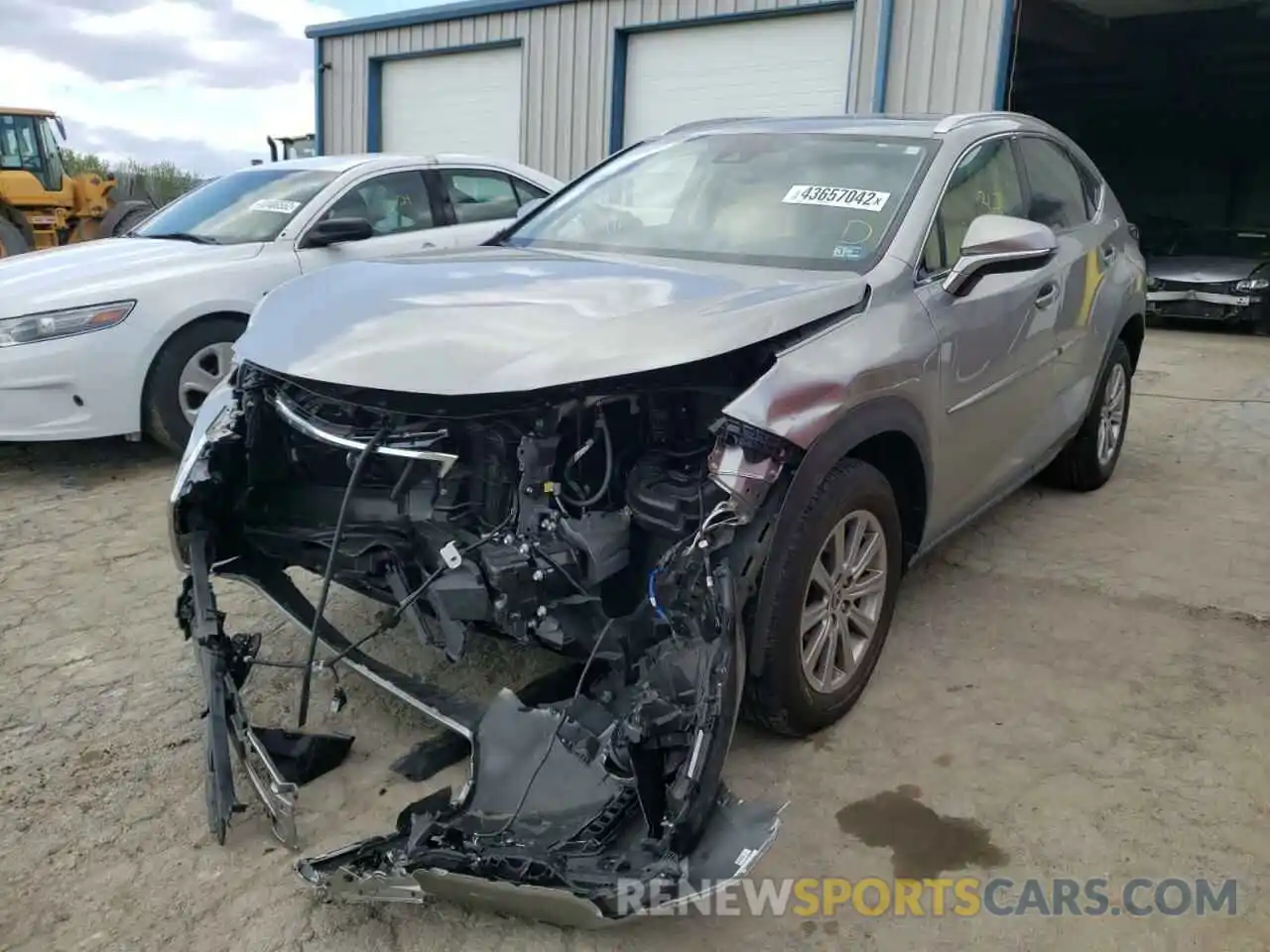 2 Фотография поврежденного автомобиля JTJDARDZ9L2235711 LEXUS NX 2020