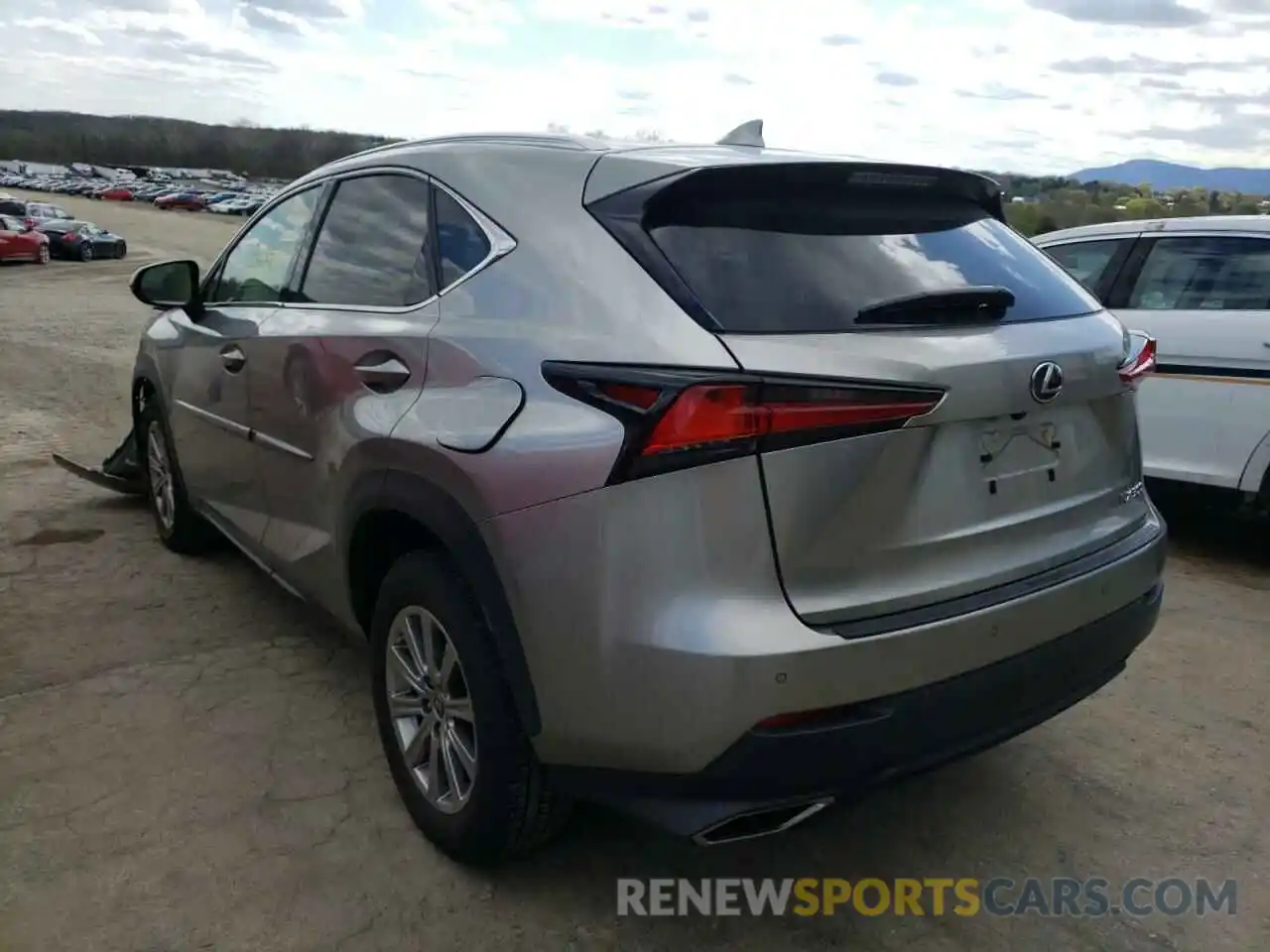 3 Фотография поврежденного автомобиля JTJDARDZ9L2235711 LEXUS NX 2020