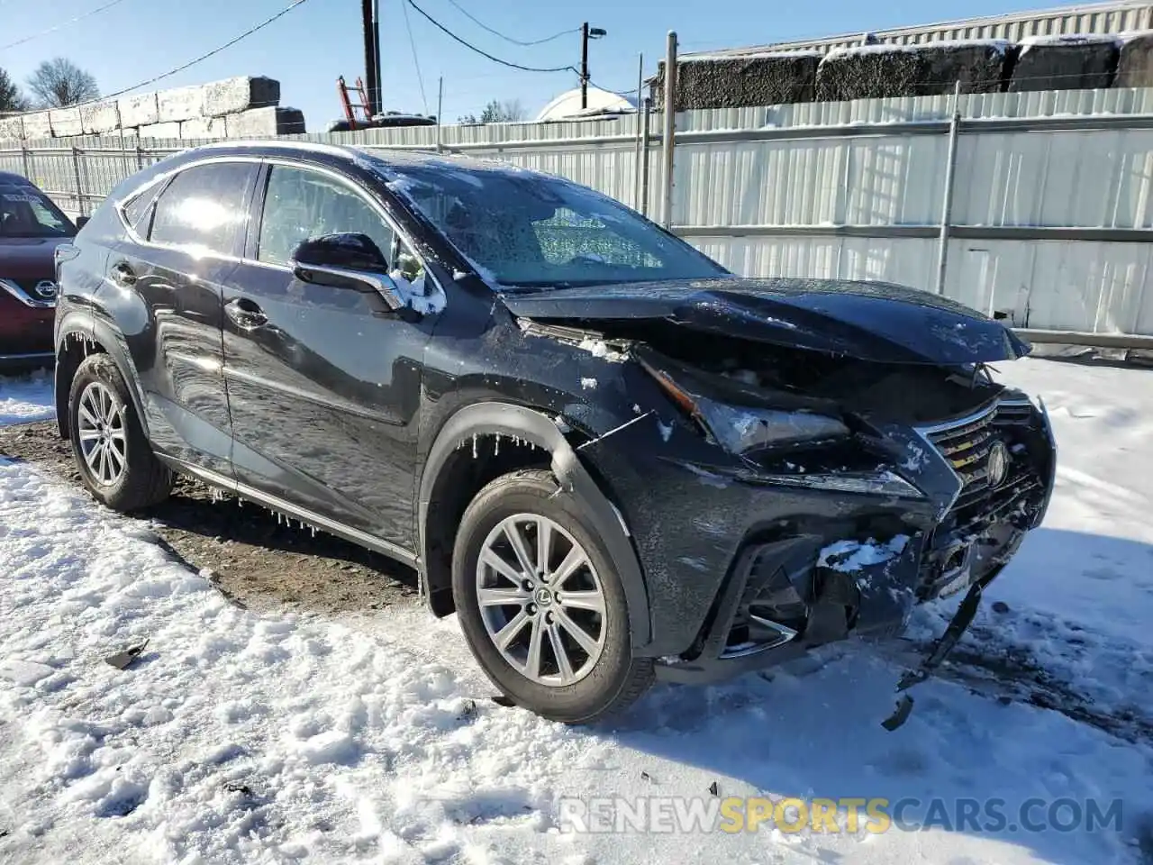 4 Фотография поврежденного автомобиля JTJDARDZ9L5003155 LEXUS NX 2020