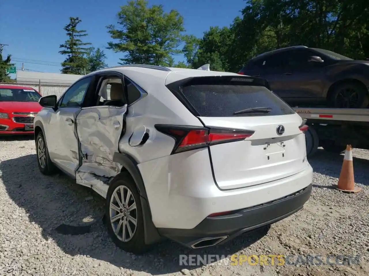 3 Photograph of a damaged car JTJDARDZ9L5007805 LEXUS NX 2020