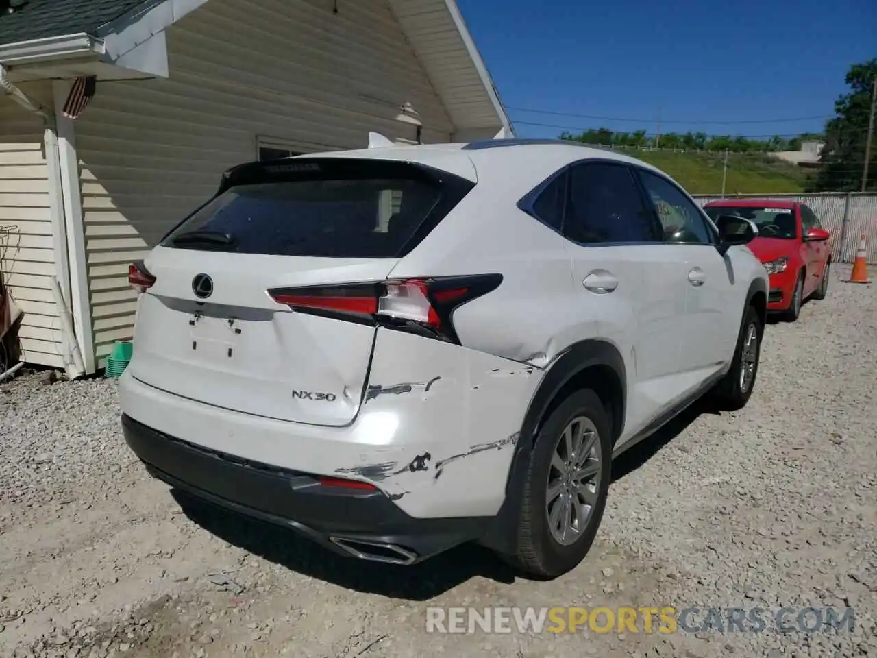 4 Фотография поврежденного автомобиля JTJDARDZ9L5007805 LEXUS NX 2020