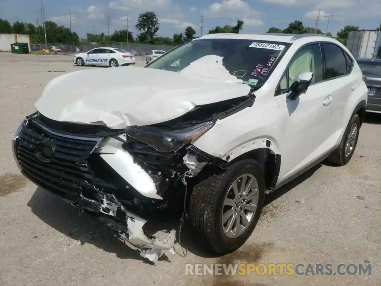 2 Photograph of a damaged car JTJDARDZXL2218156 LEXUS NX 2020