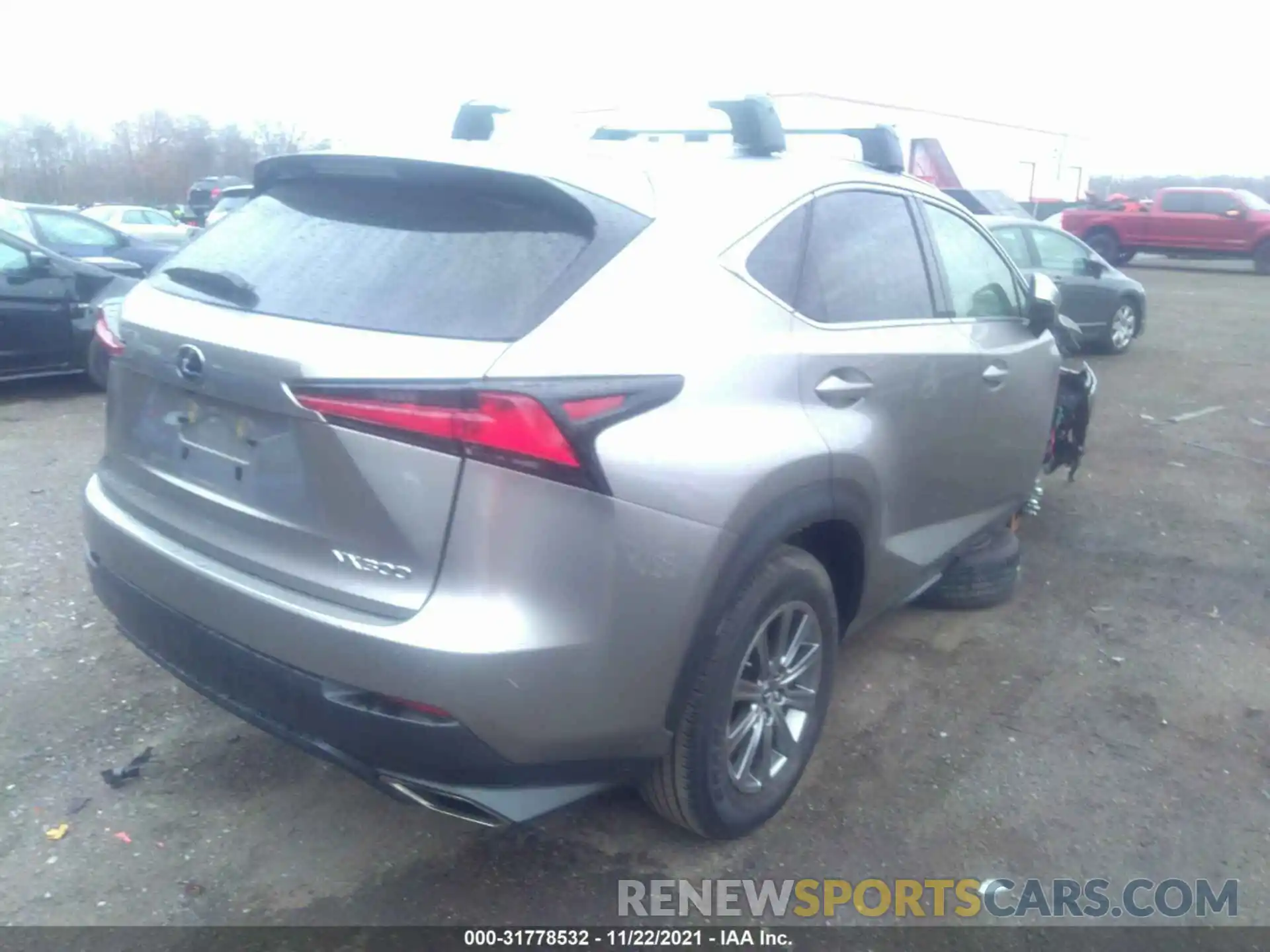 4 Фотография поврежденного автомобиля JTJDARDZXL2219520 LEXUS NX 2020