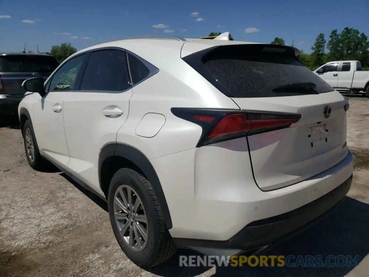 3 Photograph of a damaged car JTJDARDZXL2234891 LEXUS NX 2020