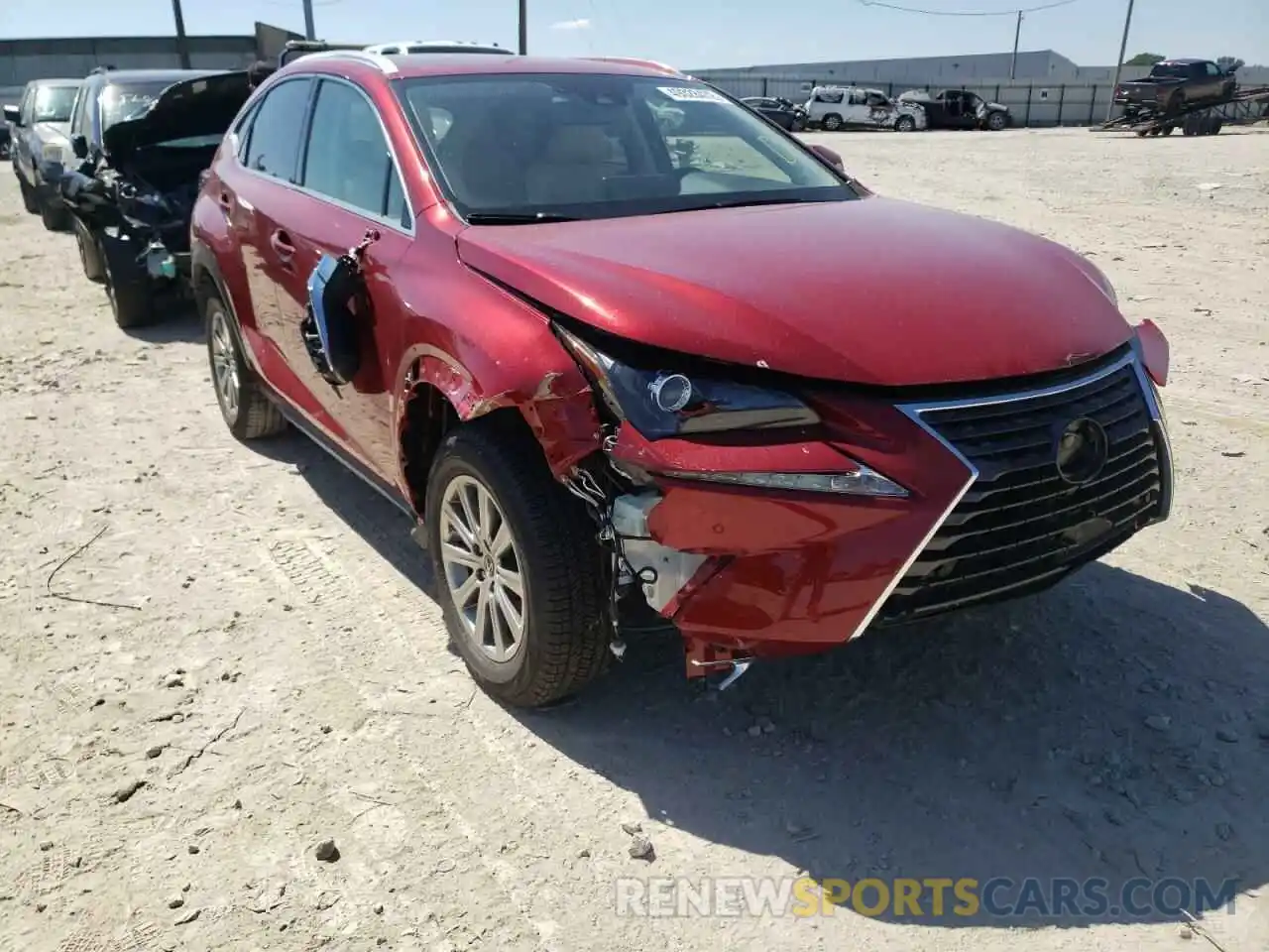 1 Photograph of a damaged car JTJDARDZXL2234907 LEXUS NX 2020