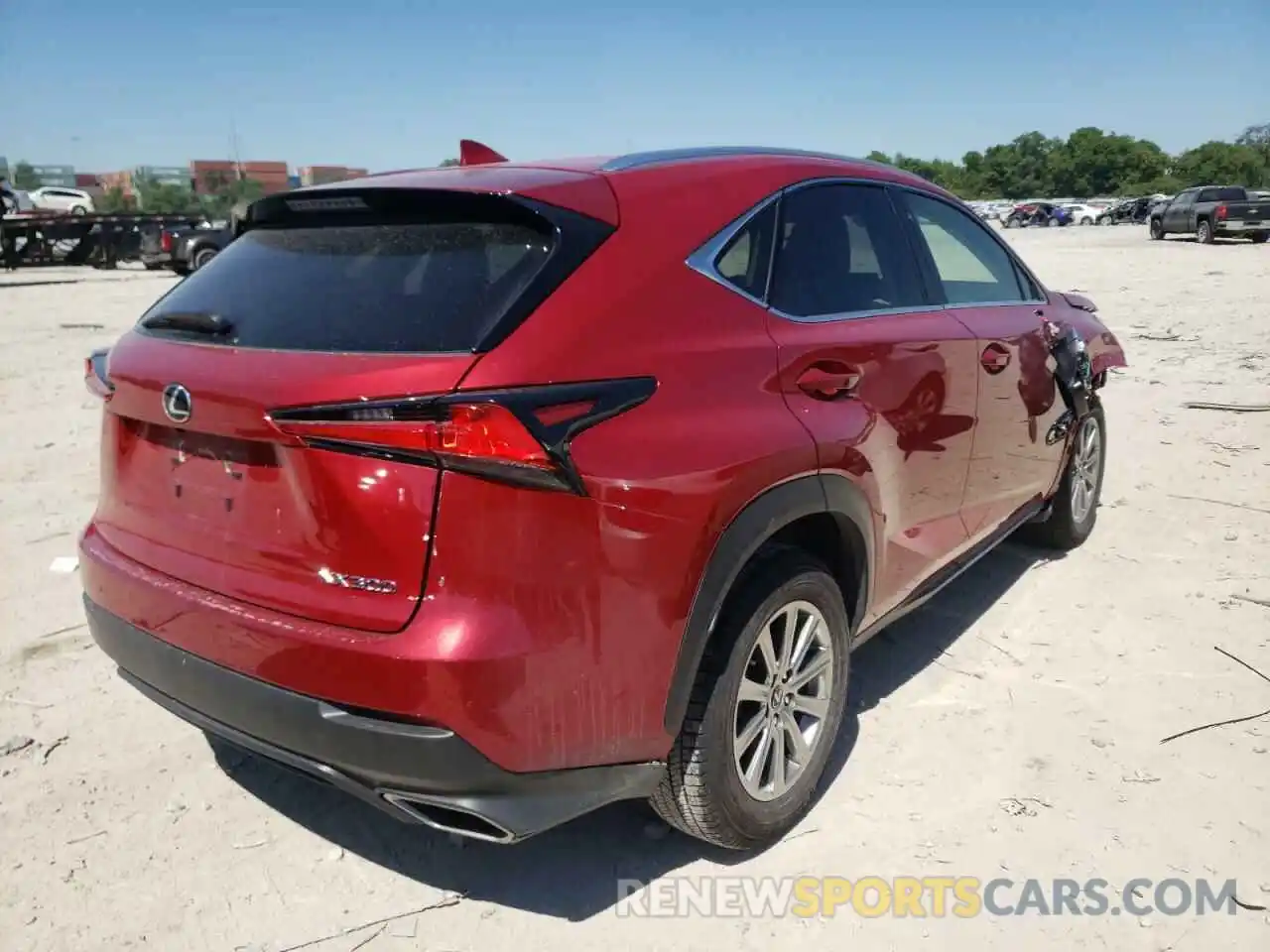 4 Фотография поврежденного автомобиля JTJDARDZXL2234907 LEXUS NX 2020