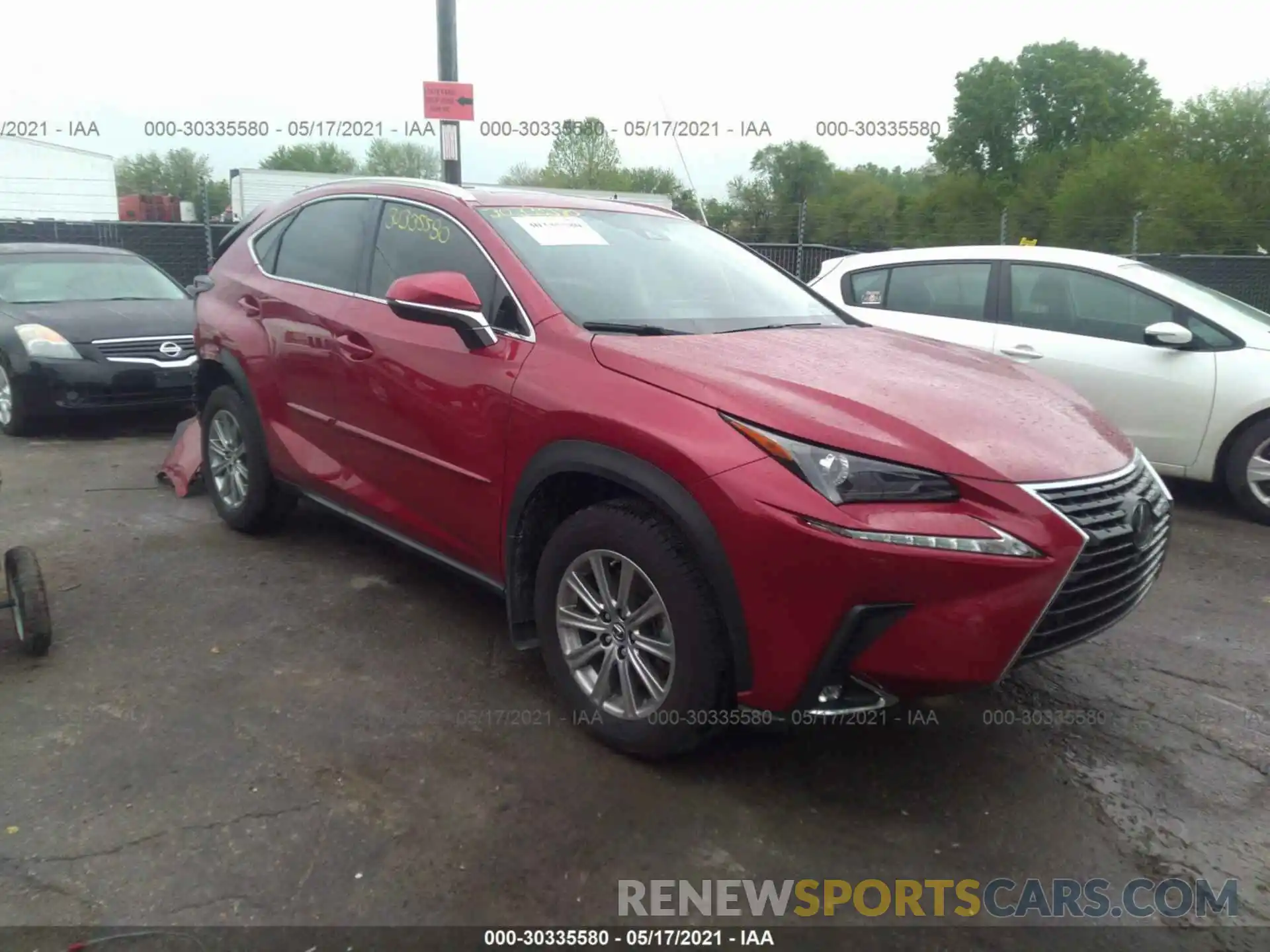 1 Photograph of a damaged car JTJDARDZXL5006243 LEXUS NX 2020