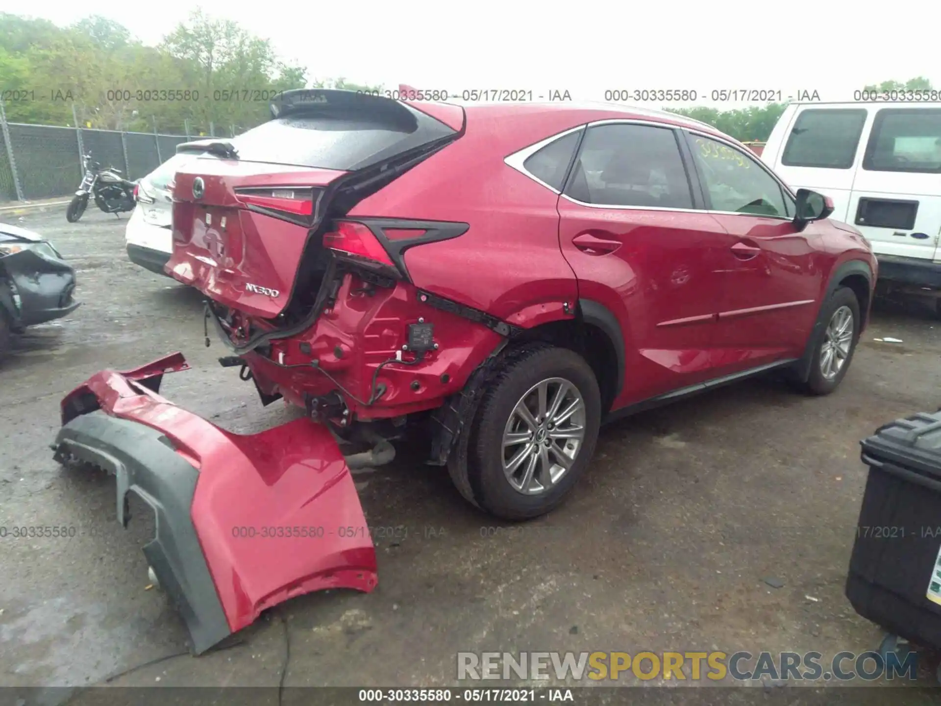 4 Photograph of a damaged car JTJDARDZXL5006243 LEXUS NX 2020