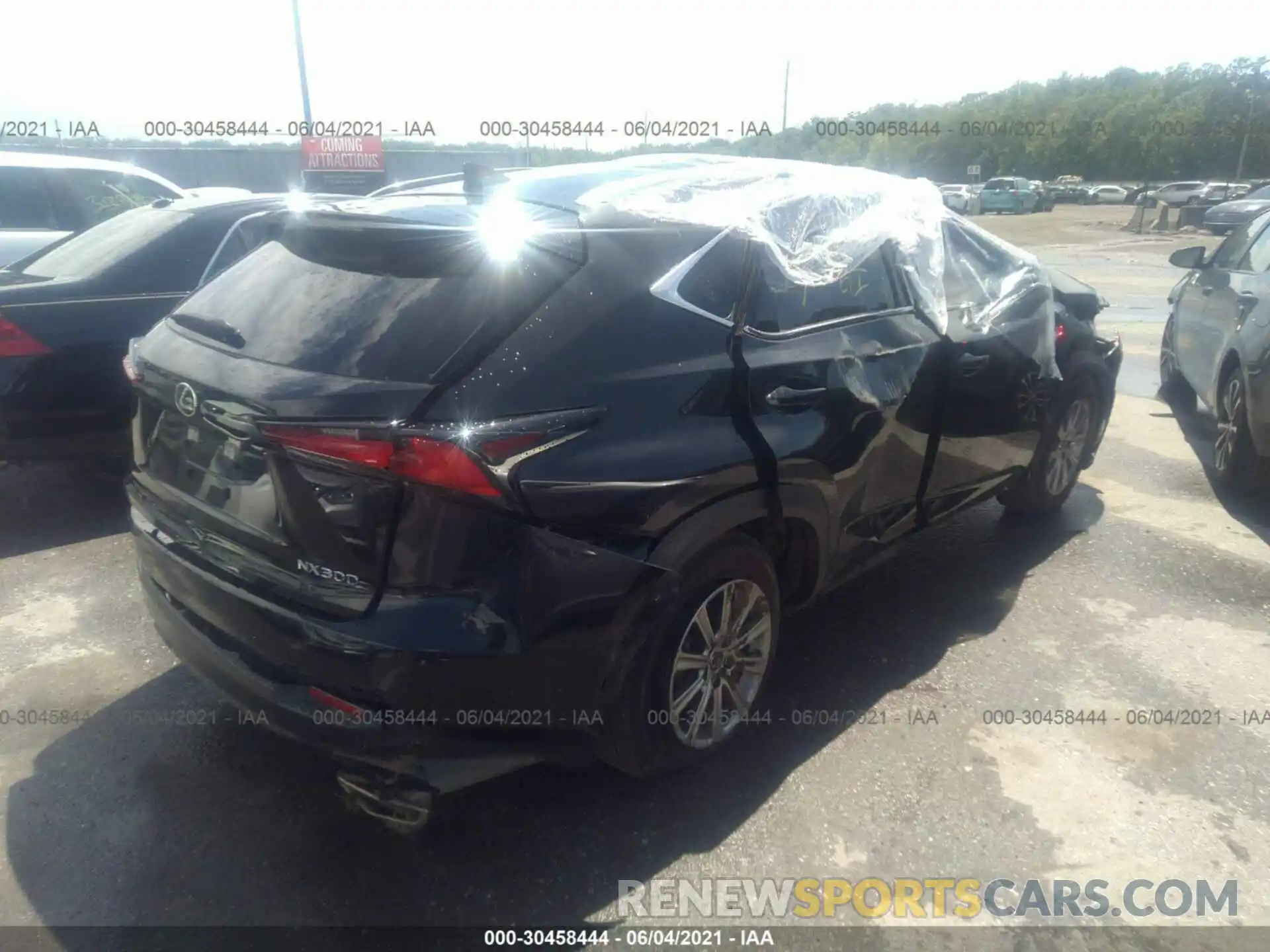 4 Фотография поврежденного автомобиля JTJDARDZXL5011863 LEXUS NX 2020