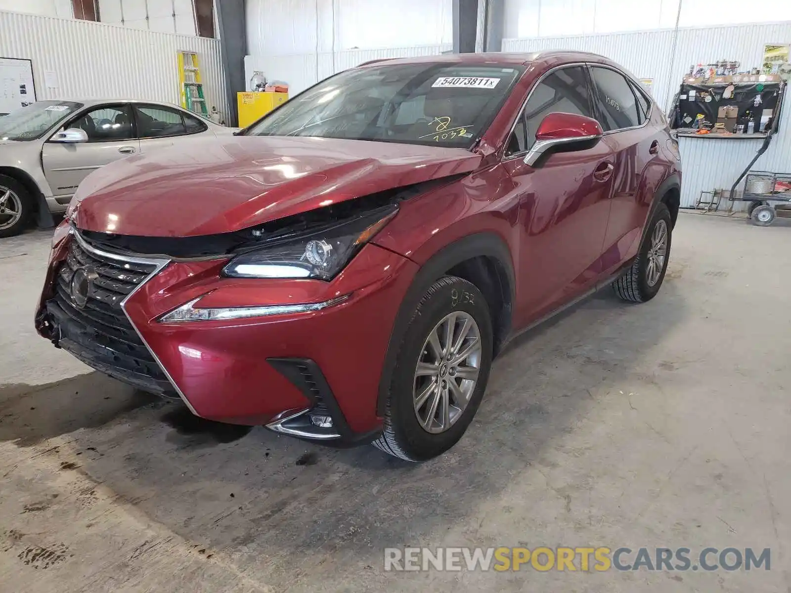 2 Фотография поврежденного автомобиля JTJDARDZXL5017033 LEXUS NX 2020