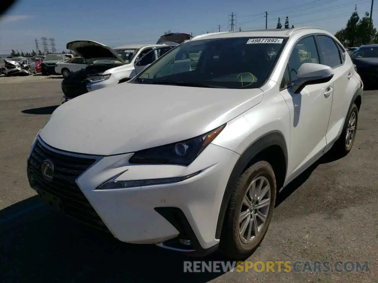 2 Фотография поврежденного автомобиля JTJDJRDZ0L5000273 LEXUS NX 2020