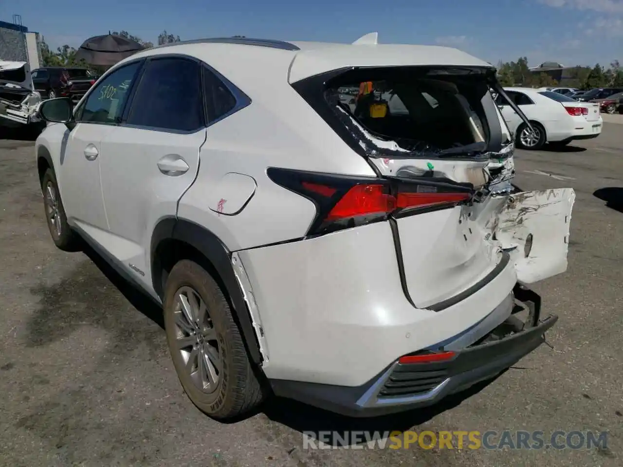 3 Фотография поврежденного автомобиля JTJDJRDZ0L5000273 LEXUS NX 2020