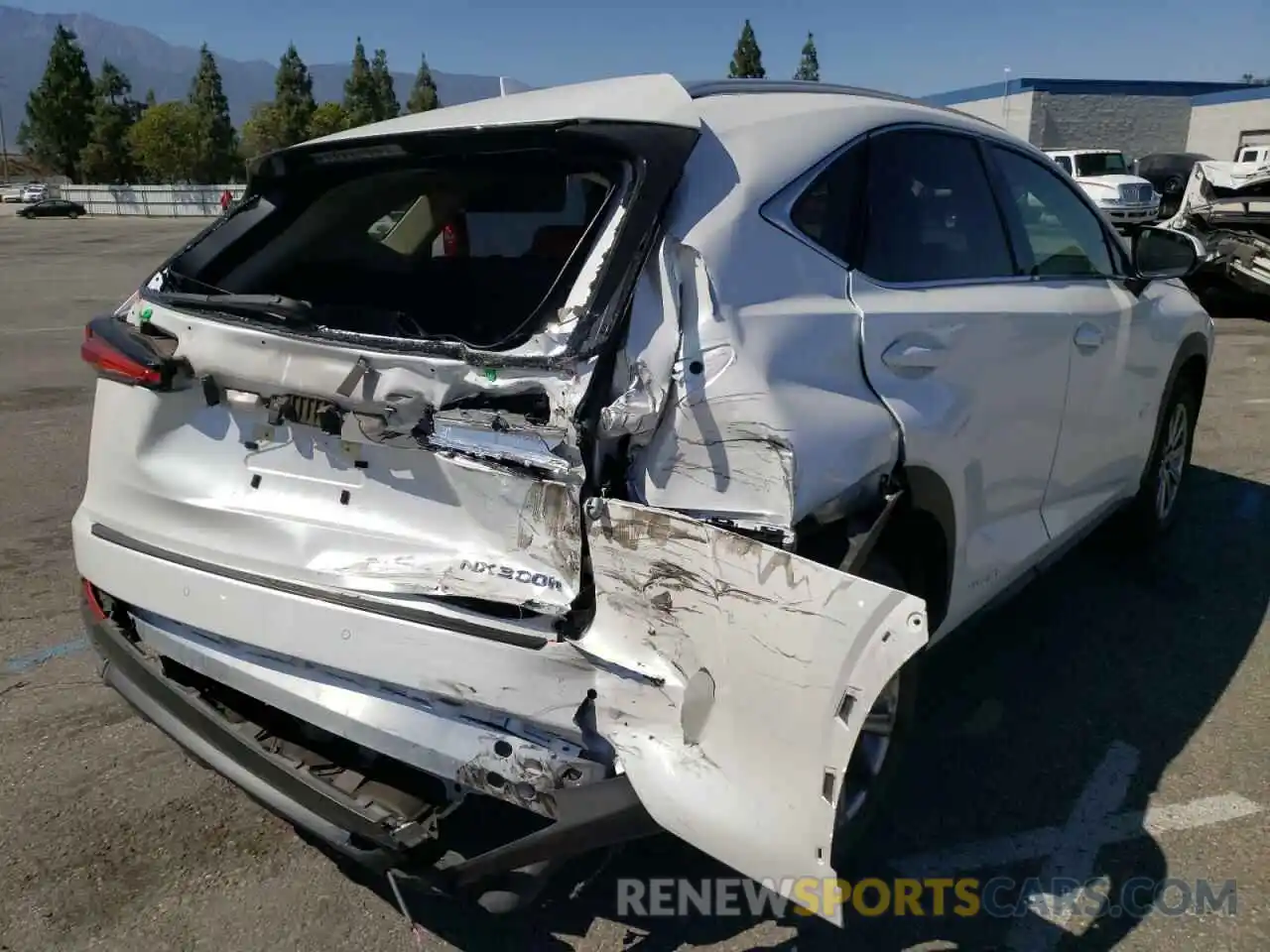 4 Photograph of a damaged car JTJDJRDZ0L5000273 LEXUS NX 2020