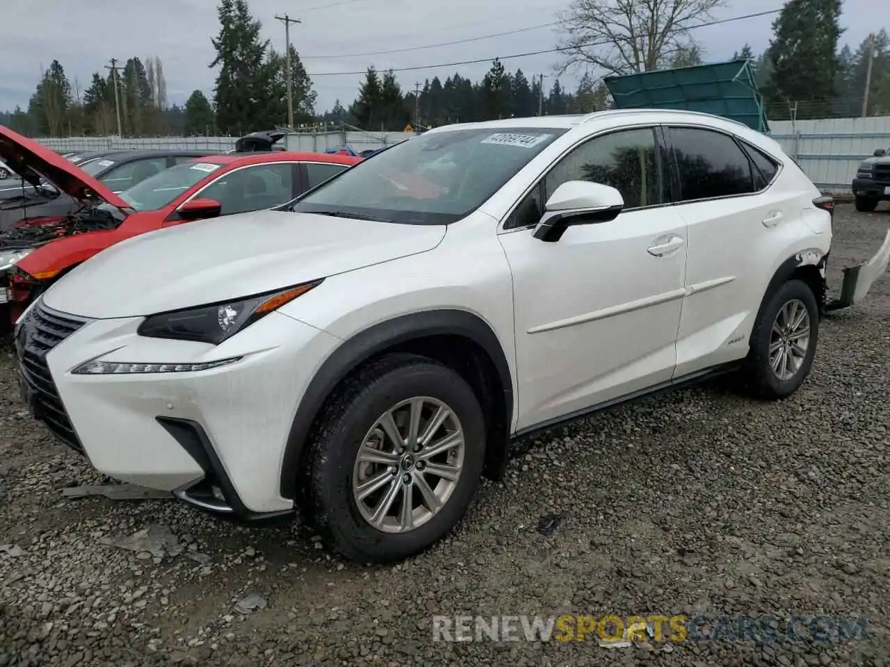 1 Photograph of a damaged car JTJDJRDZ1L5003943 LEXUS NX 2020