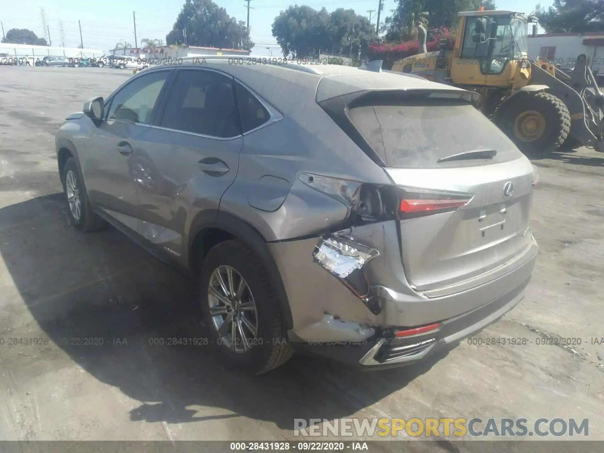 3 Photograph of a damaged car JTJDJRDZ1L5004848 LEXUS NX 2020