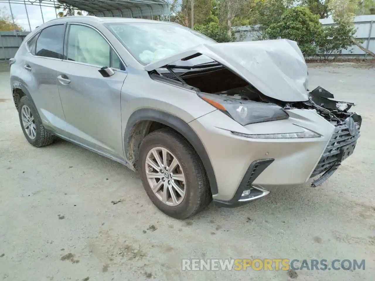 1 Photograph of a damaged car JTJDJRDZ1L5005806 LEXUS NX 2020