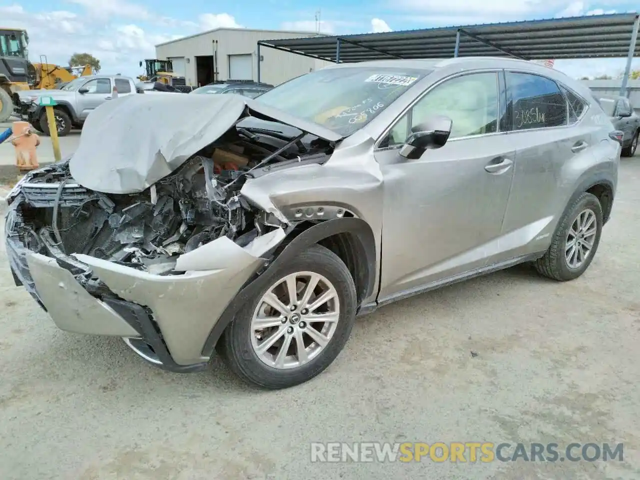 2 Photograph of a damaged car JTJDJRDZ1L5005806 LEXUS NX 2020