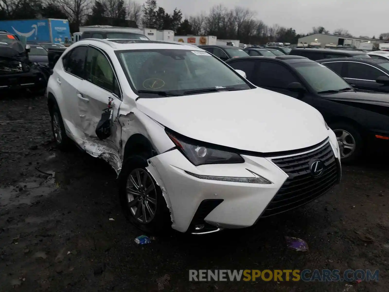 1 Photograph of a damaged car JTJDJRDZ1L5009483 LEXUS NX 2020