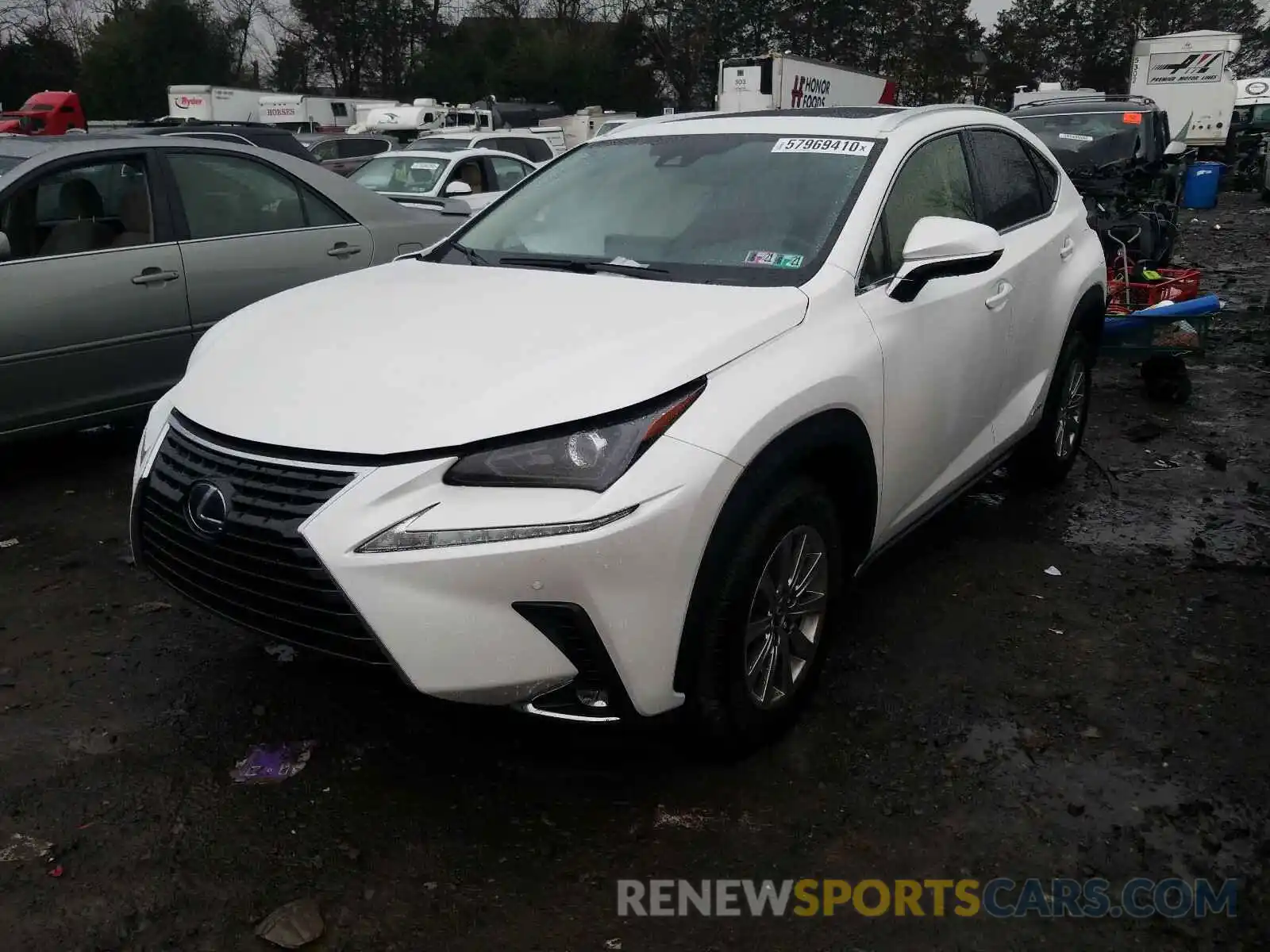 2 Фотография поврежденного автомобиля JTJDJRDZ1L5009483 LEXUS NX 2020