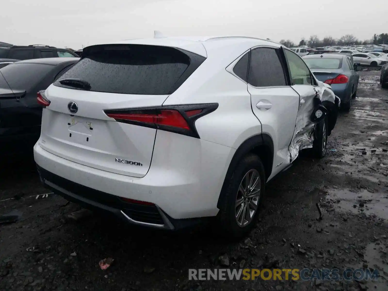 4 Фотография поврежденного автомобиля JTJDJRDZ1L5009483 LEXUS NX 2020