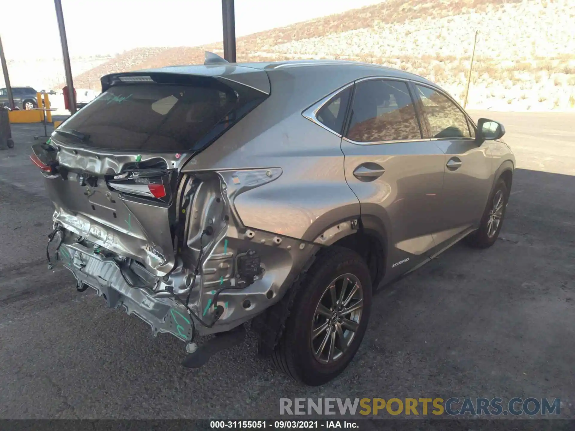 4 Фотография поврежденного автомобиля JTJDJRDZ2L2128628 LEXUS NX 2020