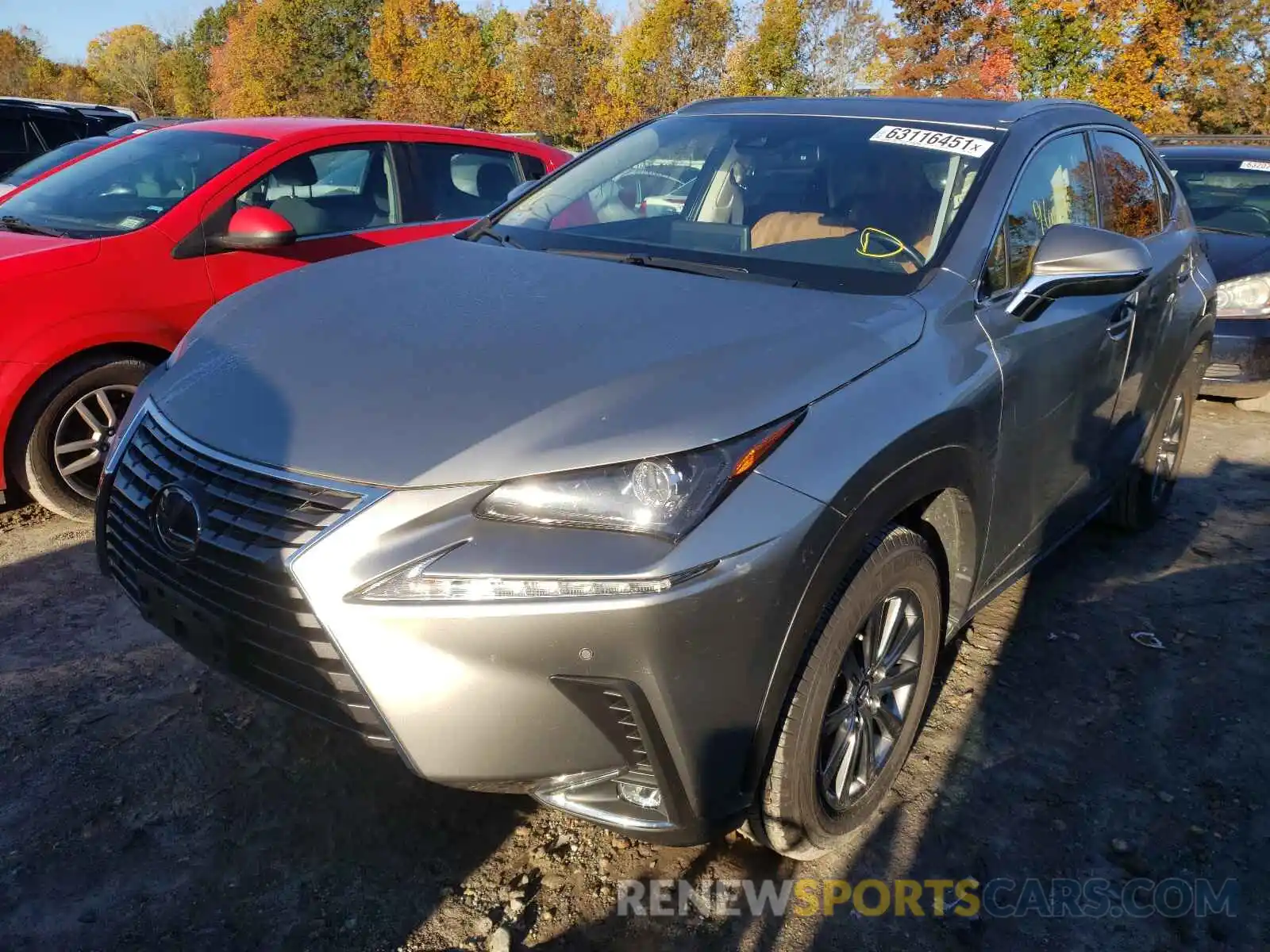 2 Фотография поврежденного автомобиля JTJDJRDZ2L2133859 LEXUS NX 2020