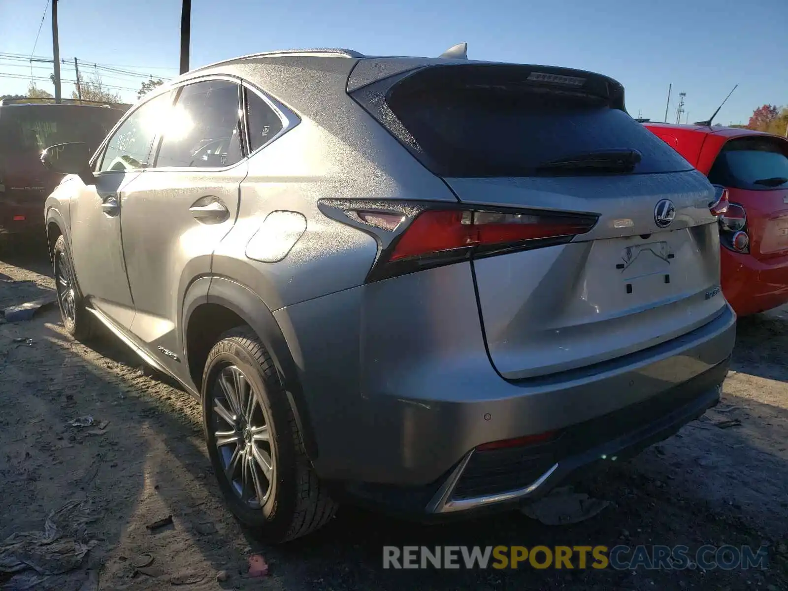 3 Фотография поврежденного автомобиля JTJDJRDZ2L2133859 LEXUS NX 2020