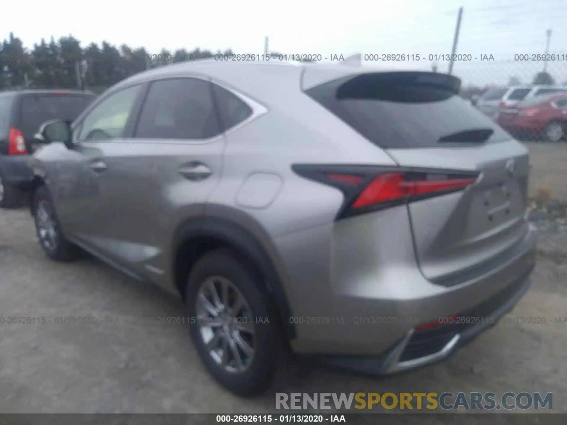 3 Фотография поврежденного автомобиля JTJDJRDZ4L2134902 LEXUS NX 2020