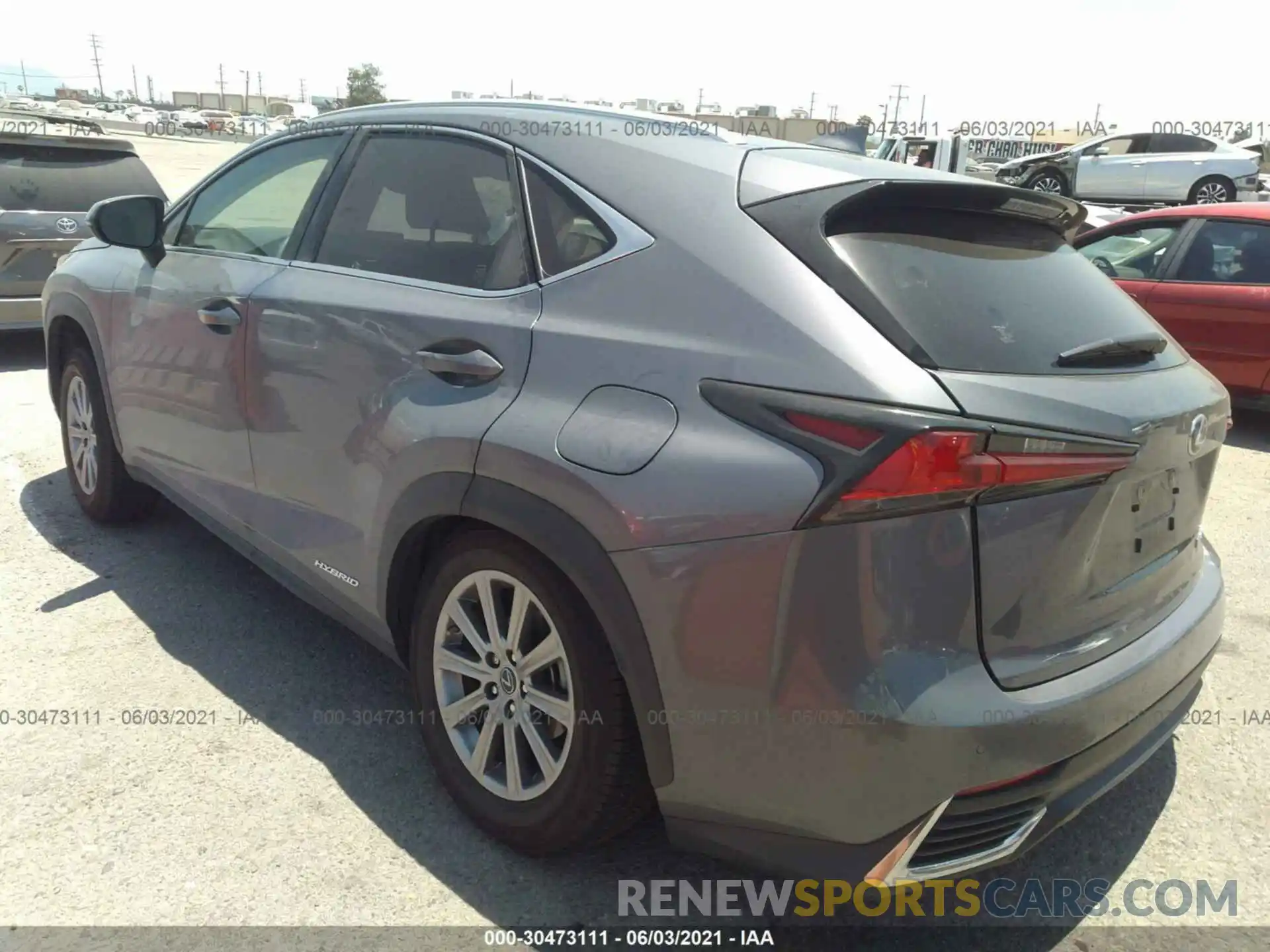 3 Photograph of a damaged car JTJDJRDZ5L2134942 LEXUS NX 2020