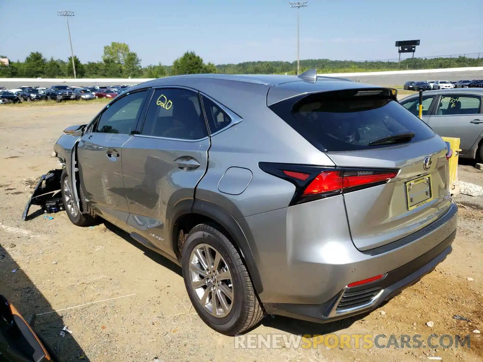 3 Фотография поврежденного автомобиля JTJDJRDZ5L2144239 LEXUS NX 2020