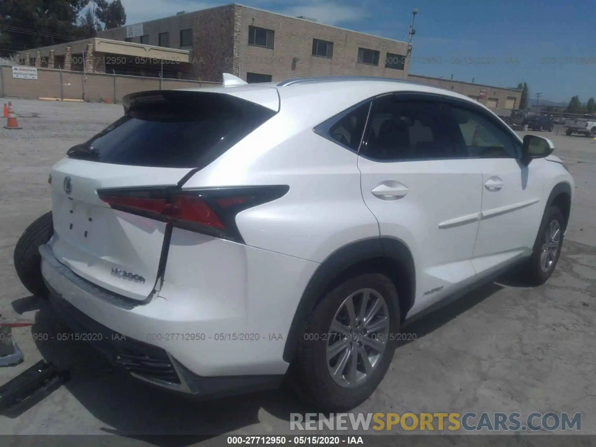 4 Фотография поврежденного автомобиля JTJDJRDZ5L5003539 LEXUS NX 2020