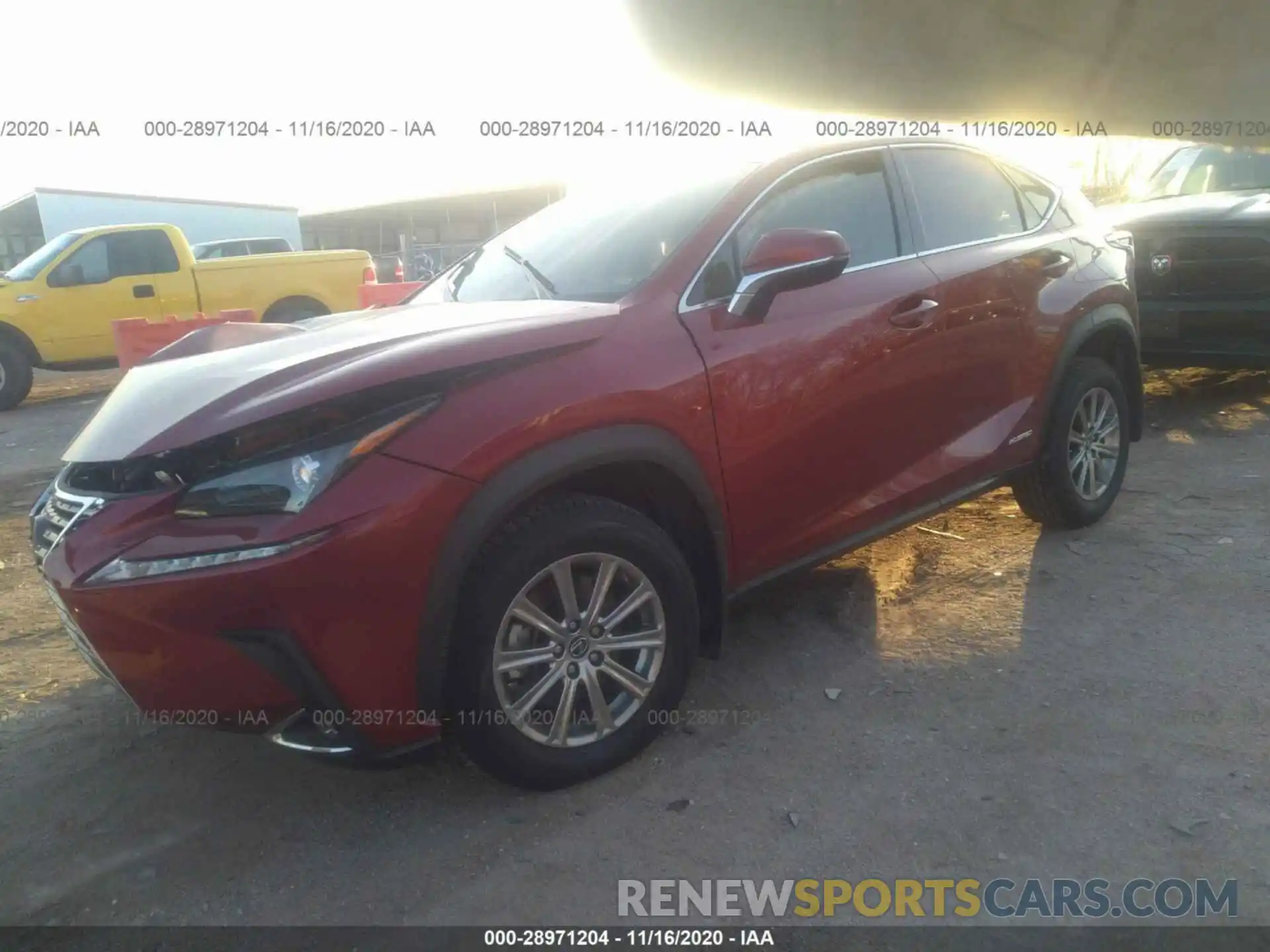 2 Photograph of a damaged car JTJDJRDZ5L5010250 LEXUS NX 2020