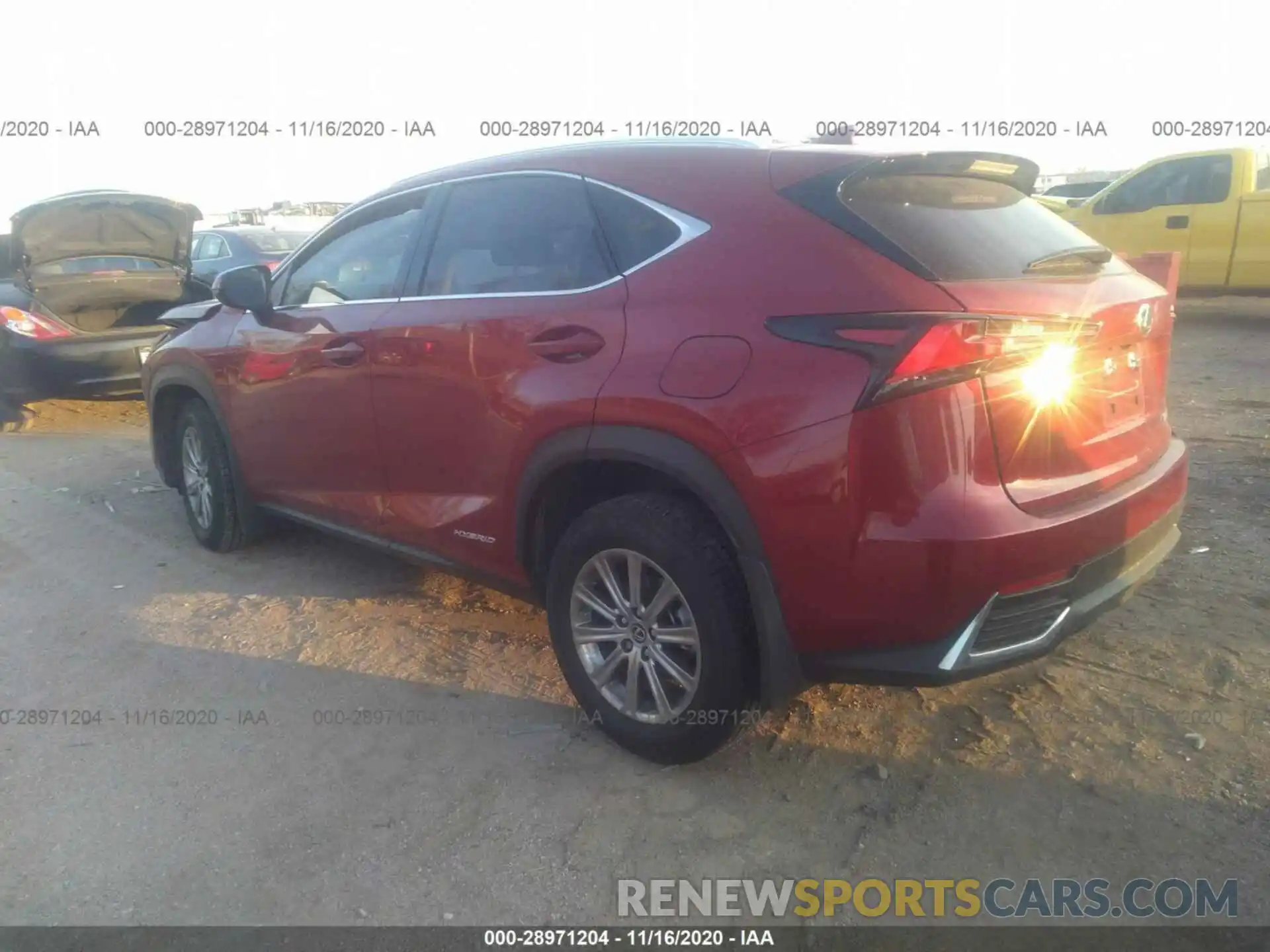 3 Фотография поврежденного автомобиля JTJDJRDZ5L5010250 LEXUS NX 2020