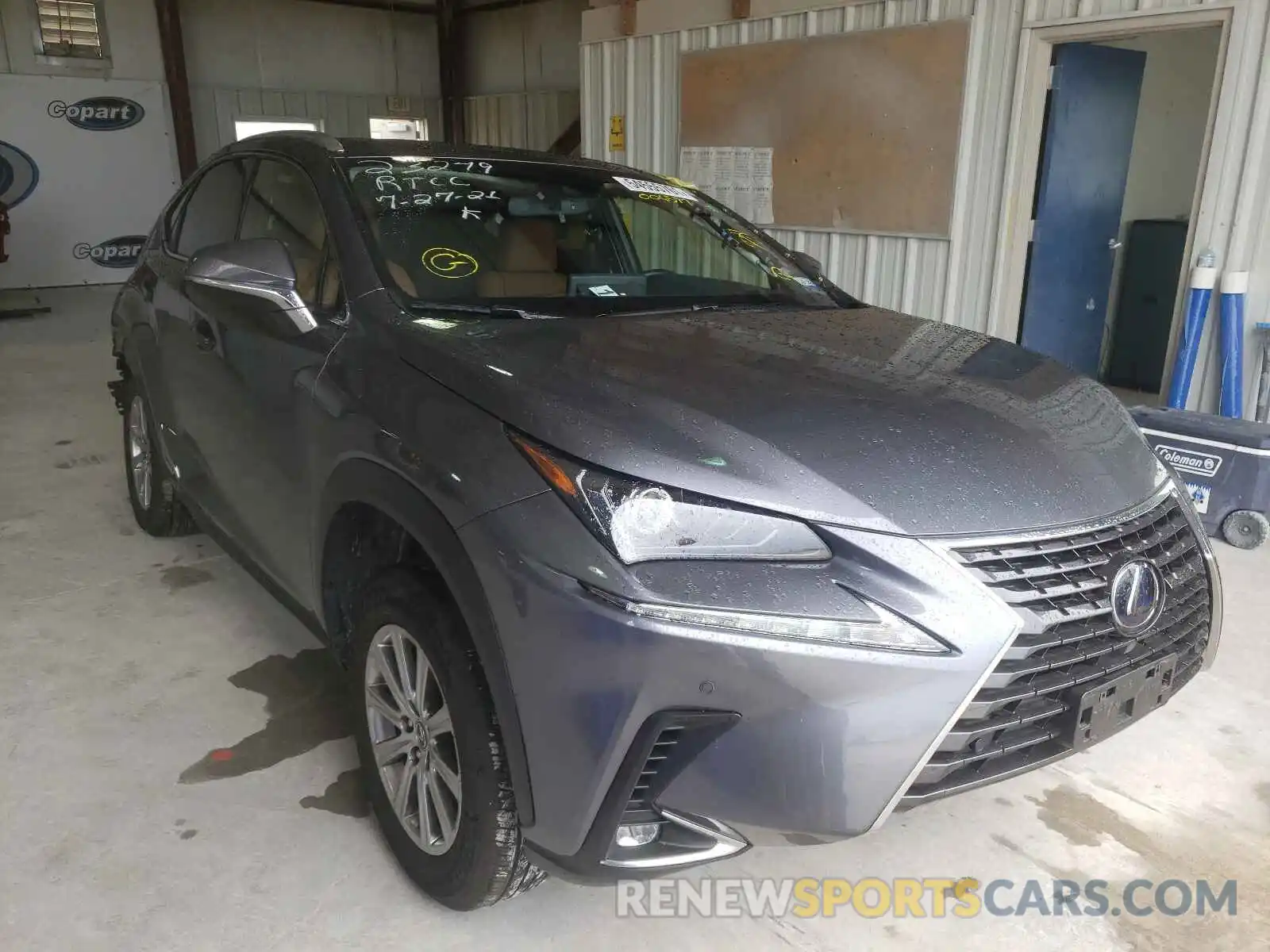 1 Photograph of a damaged car JTJDJRDZ6L5006577 LEXUS NX 2020