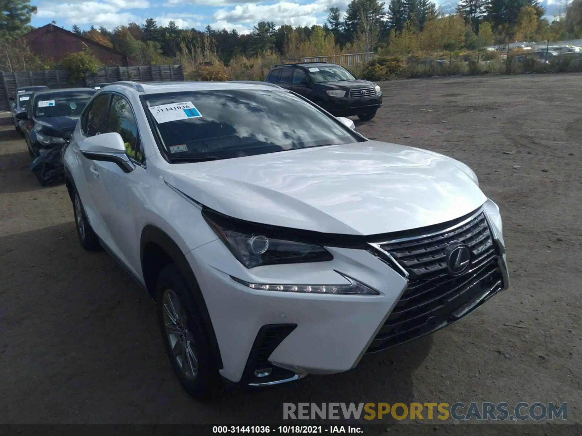 1 Photograph of a damaged car JTJDJRDZ6L5007289 LEXUS NX 2020