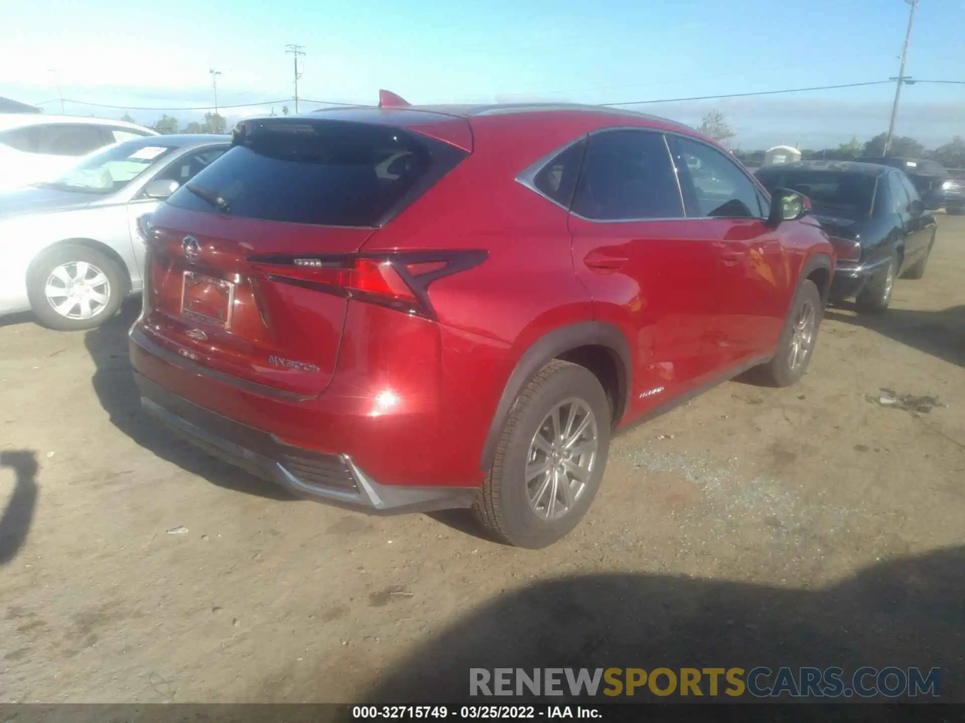 4 Фотография поврежденного автомобиля JTJDJRDZ7L2126499 LEXUS NX 2020