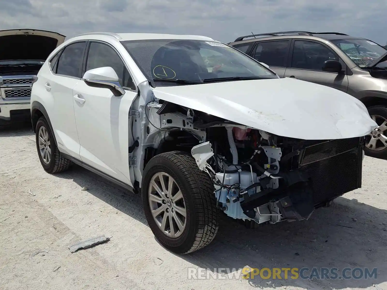 1 Photograph of a damaged car JTJDJRDZ7L5006779 LEXUS NX 2020