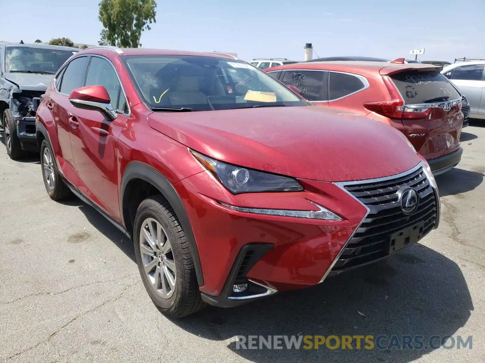 1 Photograph of a damaged car JTJDJRDZ8L5000263 LEXUS NX 2020