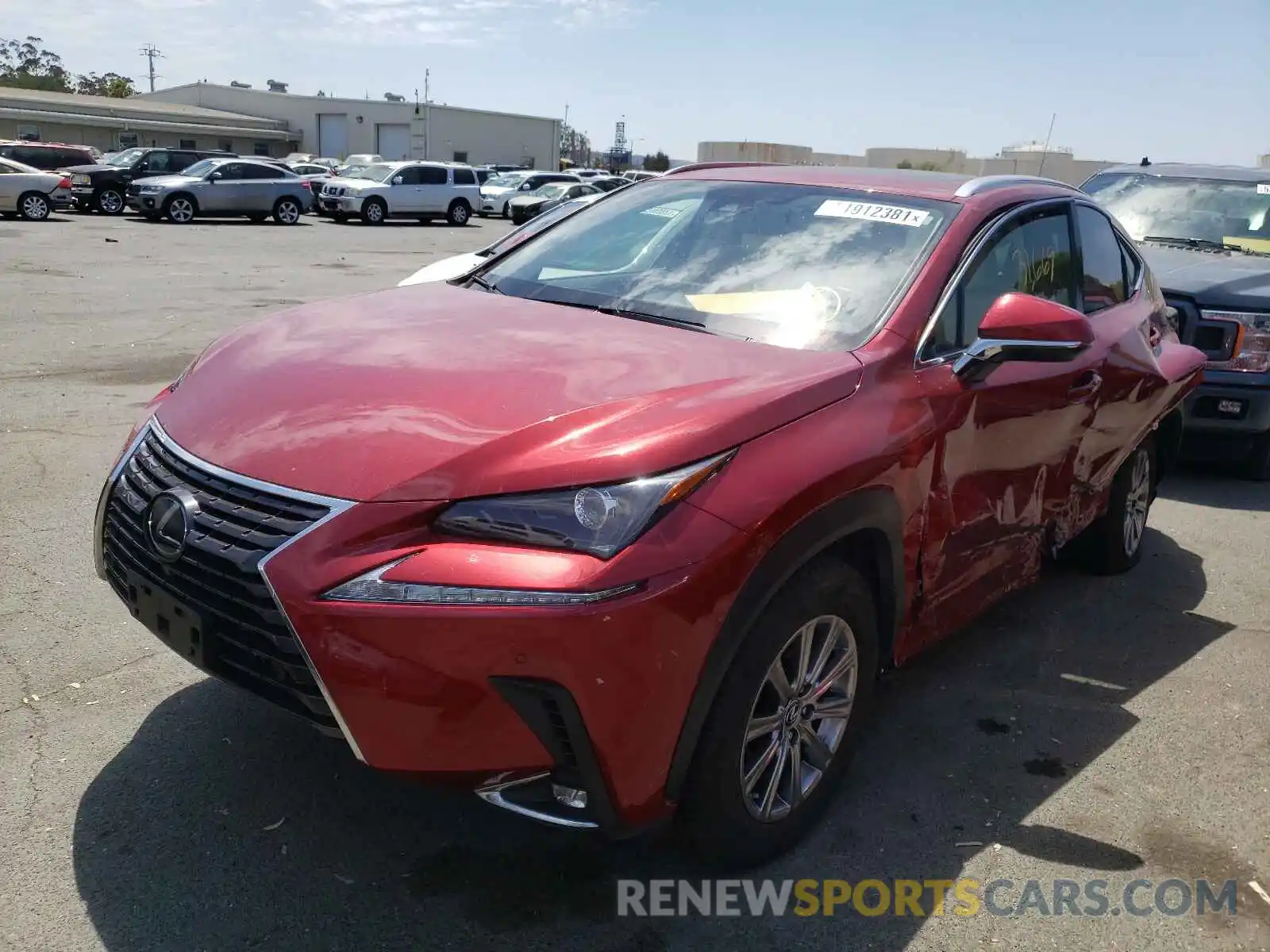 2 Photograph of a damaged car JTJDJRDZ8L5000263 LEXUS NX 2020