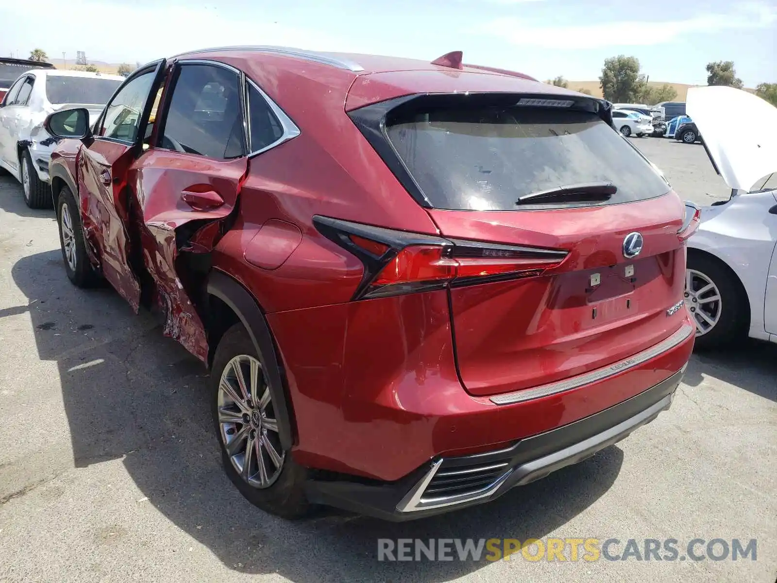 3 Photograph of a damaged car JTJDJRDZ8L5000263 LEXUS NX 2020