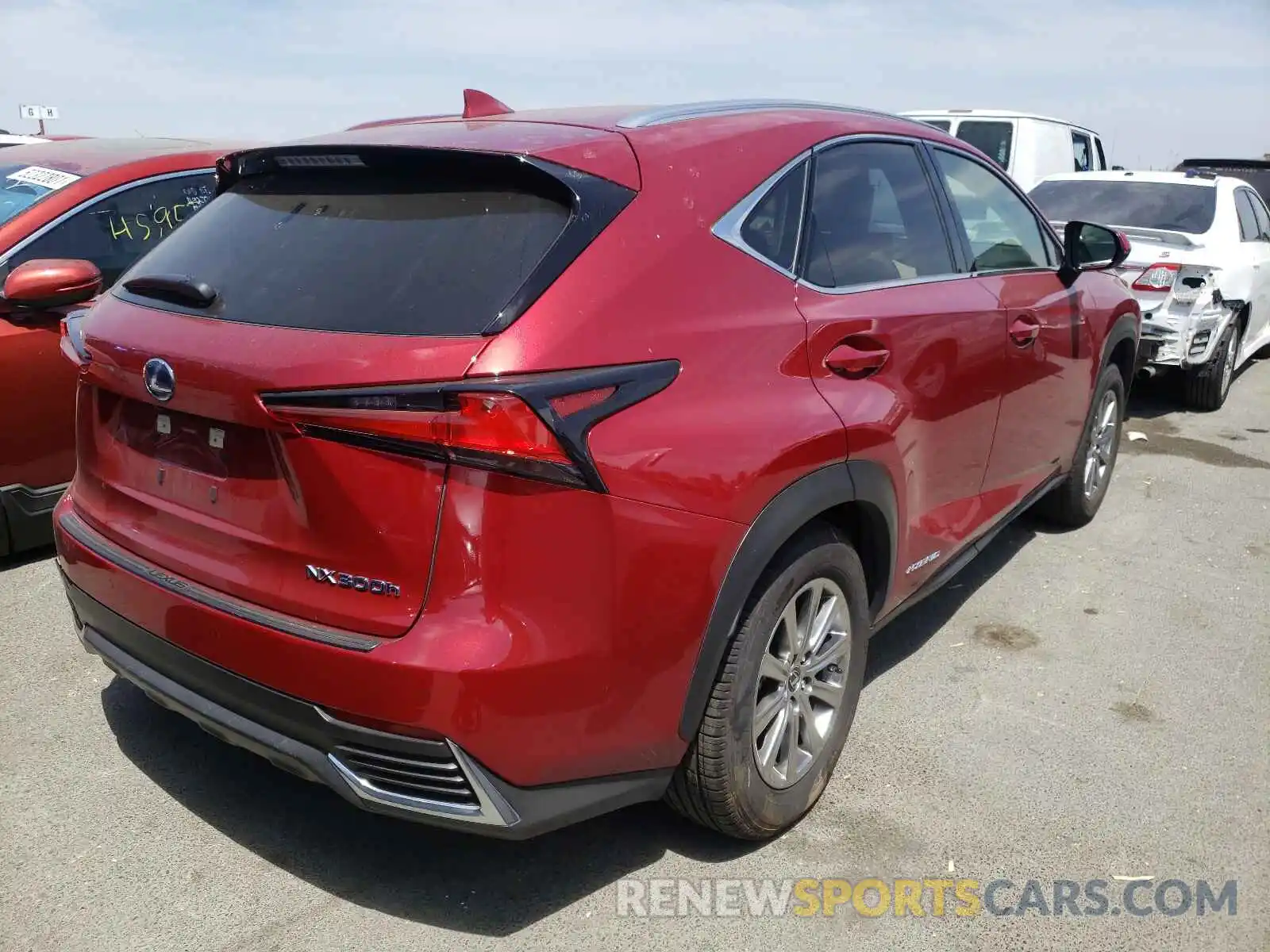 4 Фотография поврежденного автомобиля JTJDJRDZ8L5000263 LEXUS NX 2020