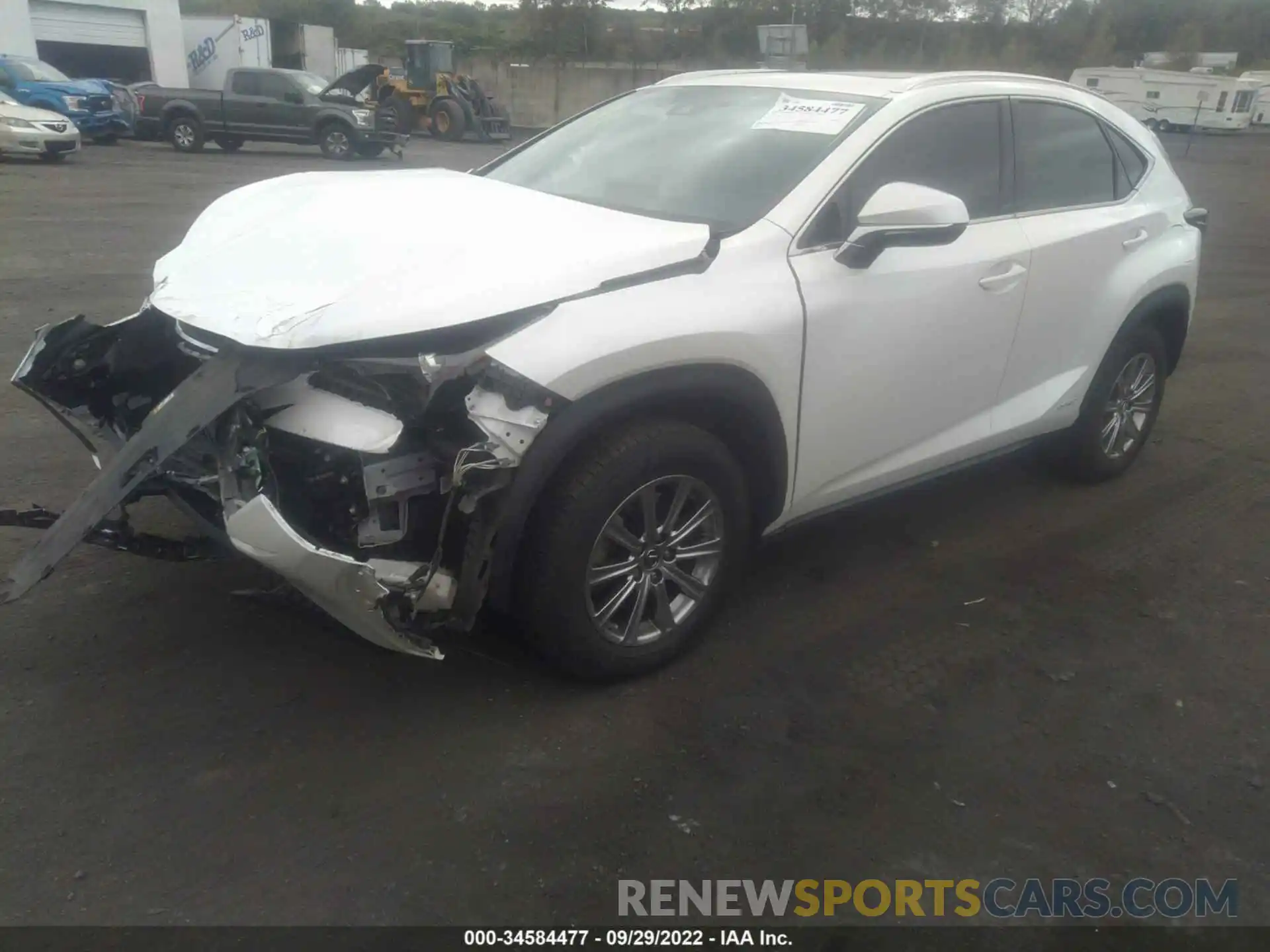 2 Photograph of a damaged car JTJDJRDZ8L5001963 LEXUS NX 2020