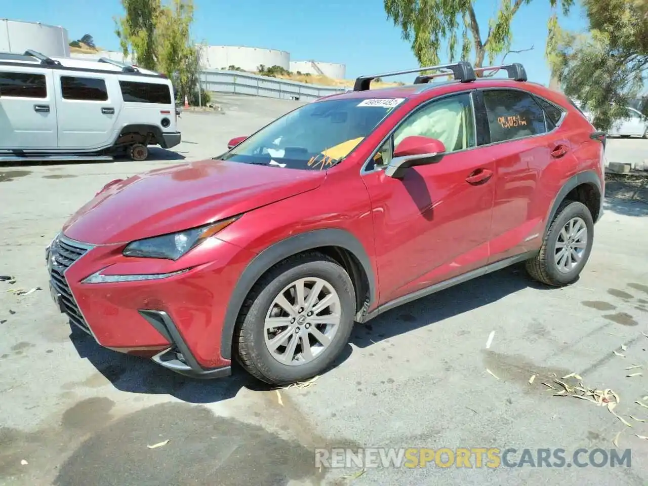 2 Фотография поврежденного автомобиля JTJDJRDZ9L5004354 LEXUS NX 2020