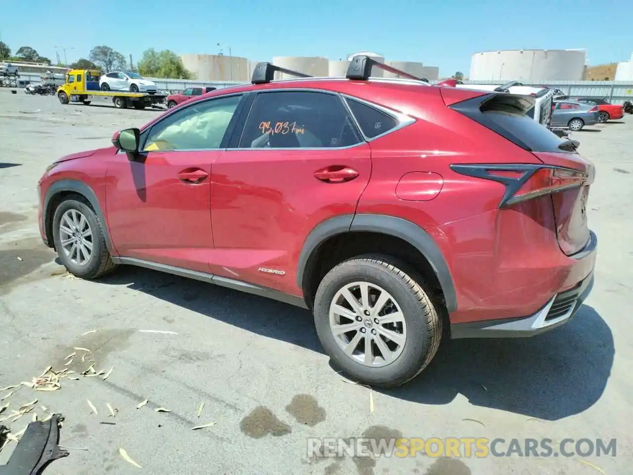 3 Фотография поврежденного автомобиля JTJDJRDZ9L5004354 LEXUS NX 2020