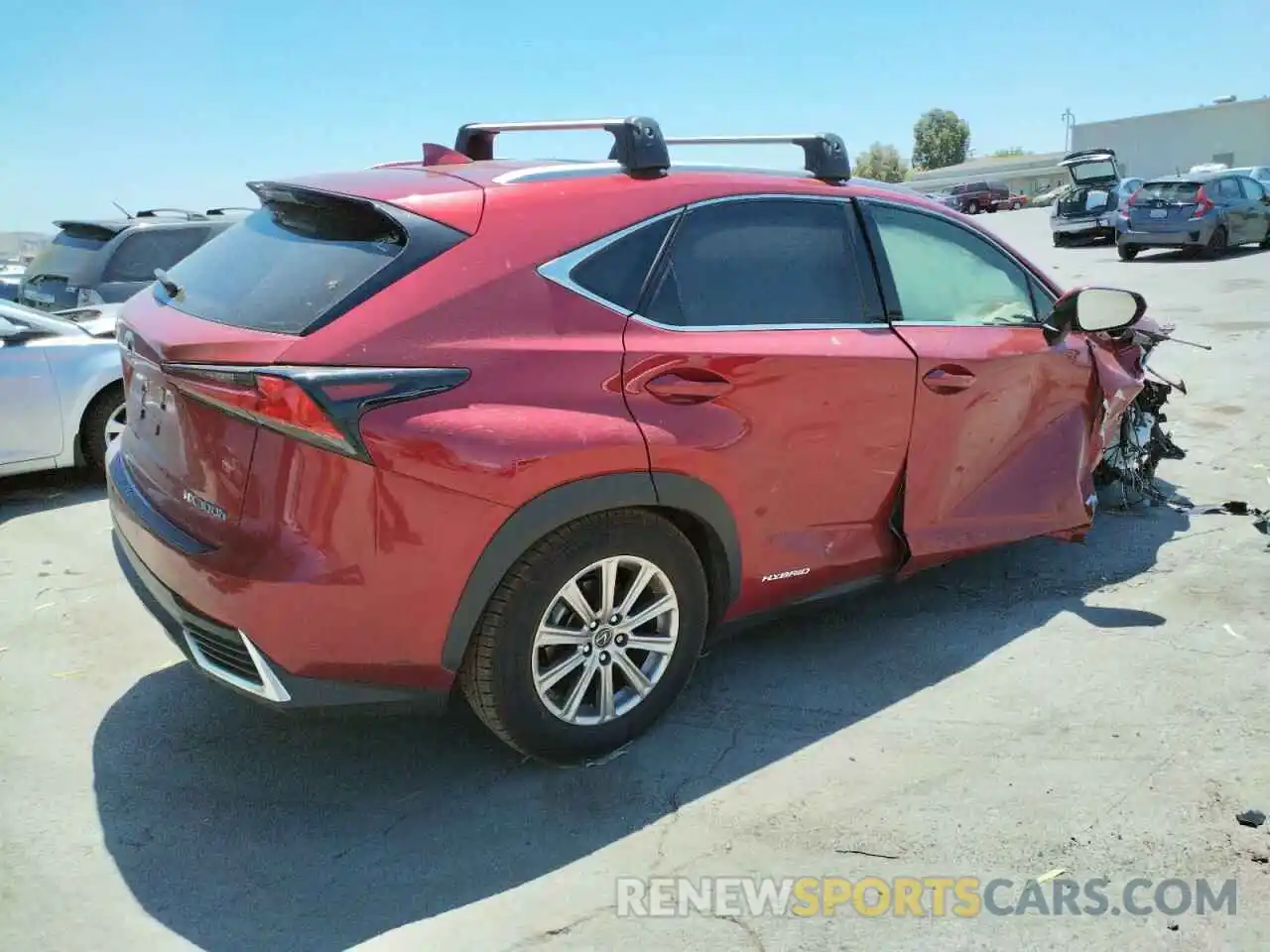 4 Фотография поврежденного автомобиля JTJDJRDZ9L5004354 LEXUS NX 2020