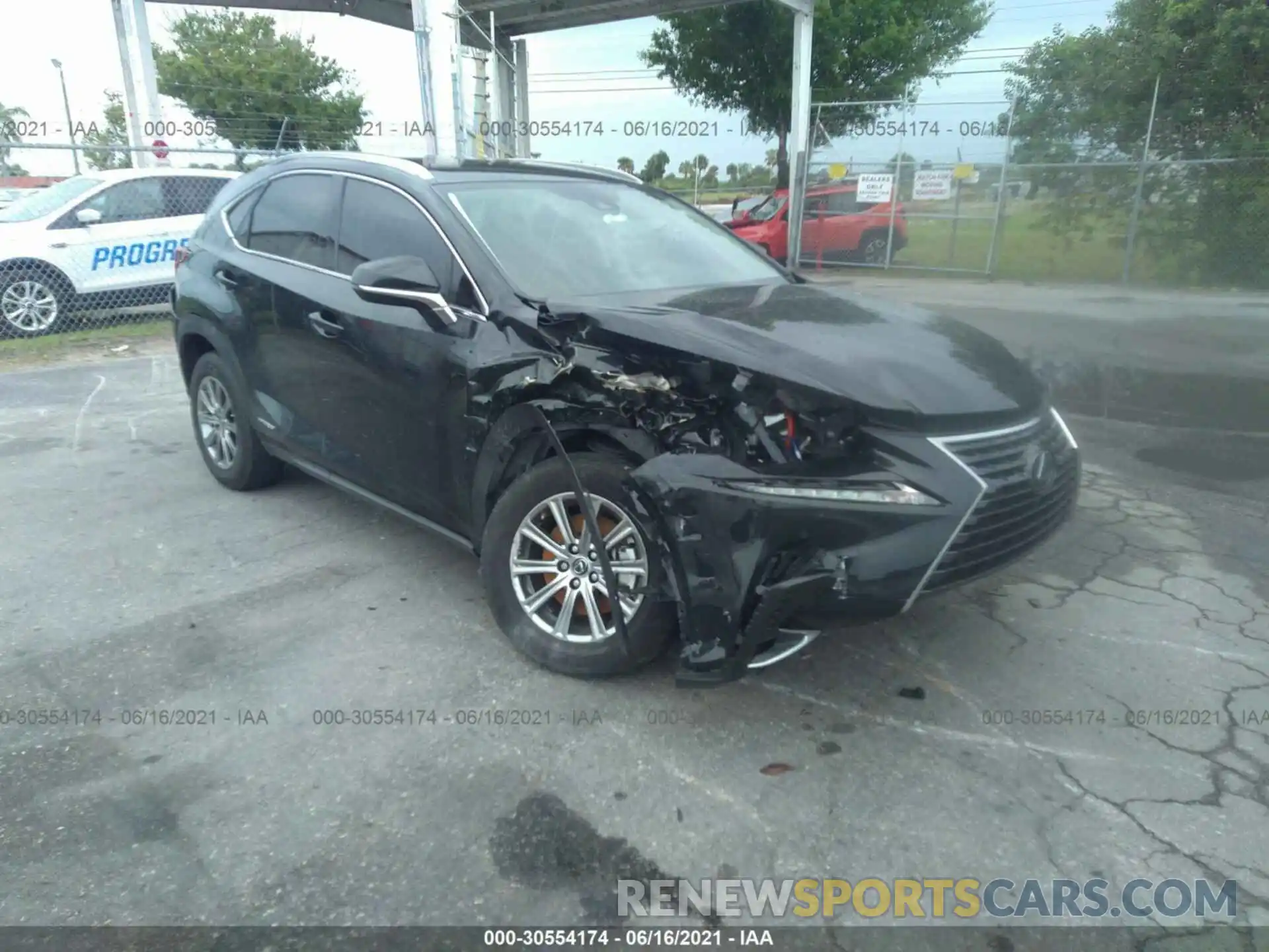 1 Photograph of a damaged car JTJDJRDZXL2132507 LEXUS NX 2020