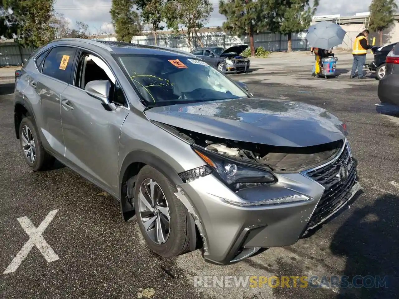 1 Photograph of a damaged car JTJGARBZ0L2161837 LEXUS NX 2020