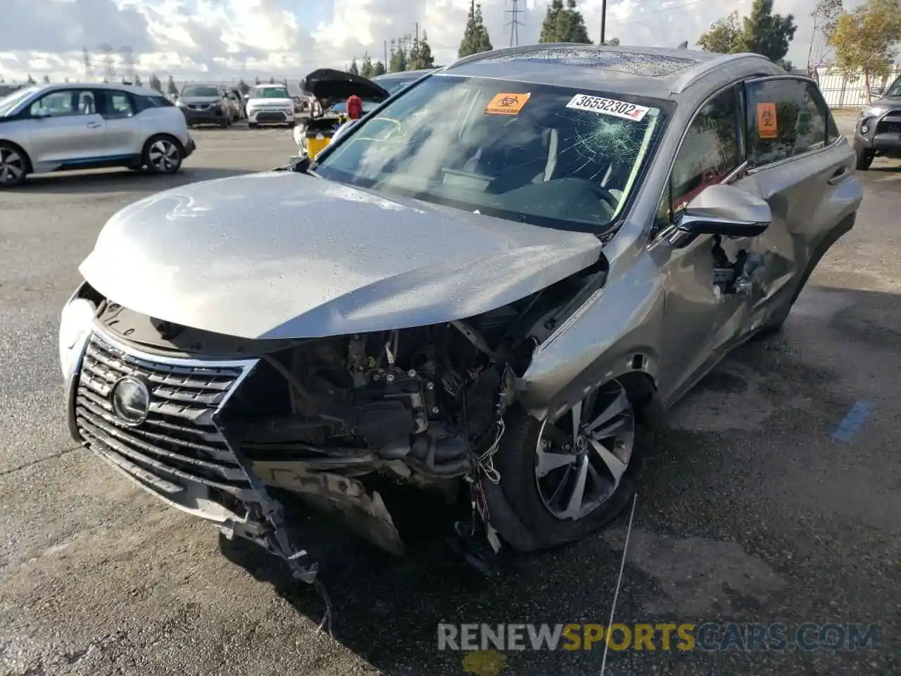 2 Photograph of a damaged car JTJGARBZ0L2161837 LEXUS NX 2020